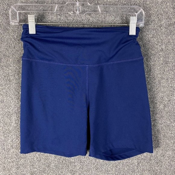 Baleaf Compression Shorts Women's XS Blue Pull On Polyester Blend X-Small
